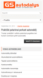 Mobile Screenshot of gsautodalys.lt